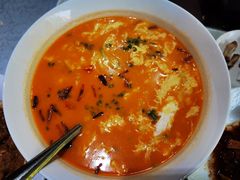 非遗手工鲜虾疙瘩汤-品味居·首店·大连鲜活海鲜大连菜(东港店)