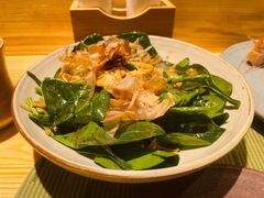 菠菜沙拉-镹·鱼料理  国产鱼使用店