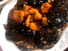 虾仁菊花茄子-同发号饭庄(复兴路店)