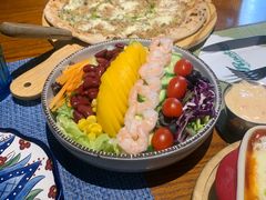 黄桃大虾沙拉-摇滚披萨(长春街店)
