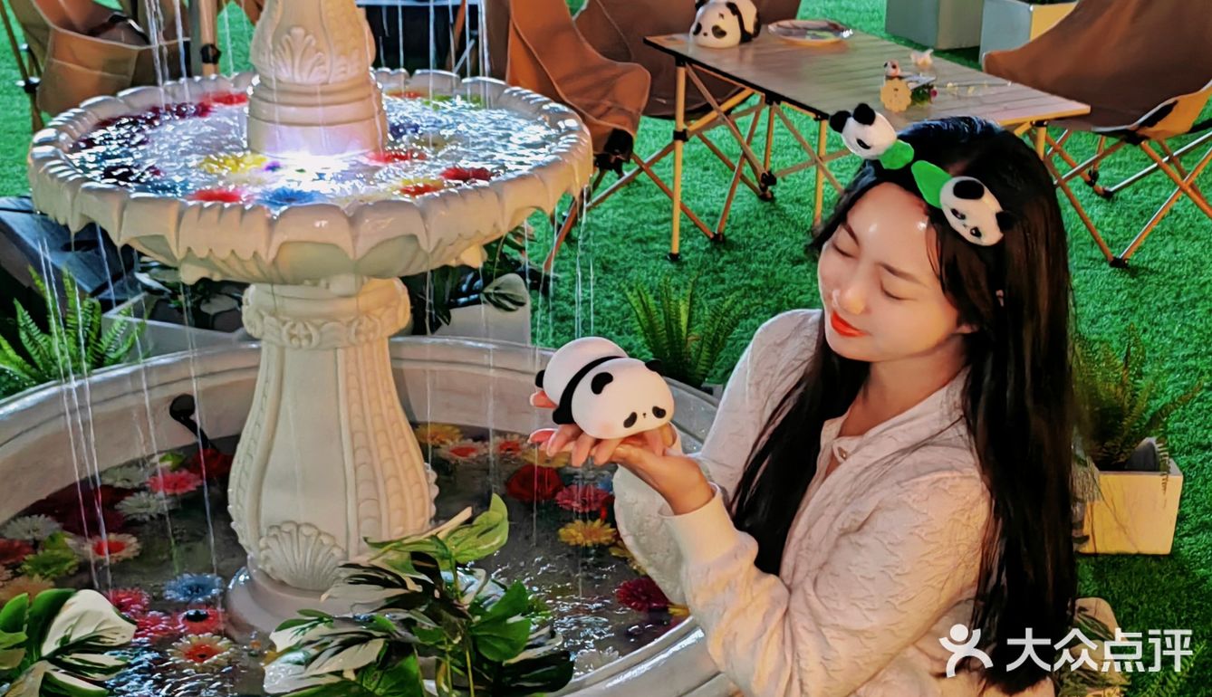 汕头新店！熊猫主题天台花园的日与夜🐼