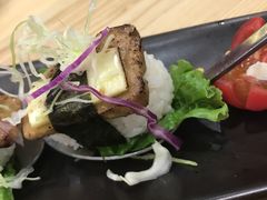 菊叶芝士鹅肝寿司-花隐日本料理