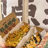 汕头的汕头的裹满咸蛋黄的豆干外酥里嫩！