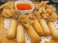 炸牛奶拼炸云吞-阿多私房菜(顺德店)