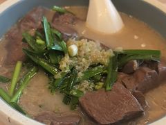 沙姜韭菜猪红-渔村盛宴(航空新城店)