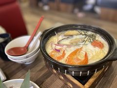 明太子奶油海鲜天使面-三禾寿司(南城印象汇店)