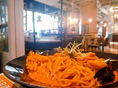 海鲜番茄意面-机器人火炉披萨