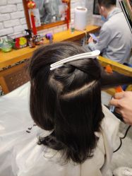 点击看大图 -T.1 hair salon烫染接发