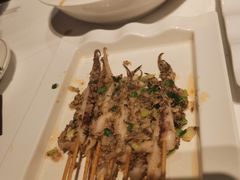 烤鱿鱼须-庞家烧烤客栈(炮台山店)