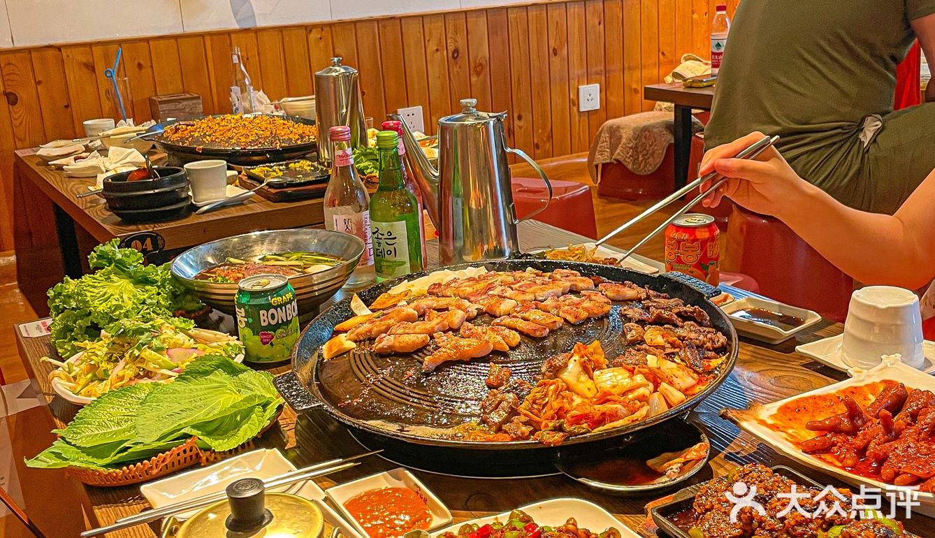 大连韩剧同款锅盖烤肉🥩滋滋冒油炒饭嘎嘎香❗️