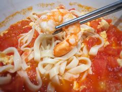 西红柿虾仁鸡蛋面-古点料理