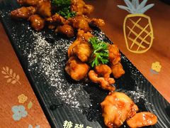 雪花糖醋里脊-绿茶餐厅(朝阳大悦城店)