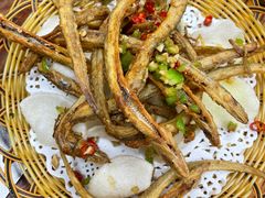 炸傻鳝-广宁炭炉鸡煲·富临门饭店