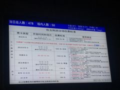 价位表-包玉刚游泳场(黄龙恒励大厦店)
