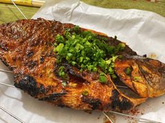 鲷鱼-野火鲜货烧烤(河边小院店)