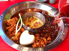 谭血鸭红锅底-谭鸭血老火锅(漳州路店)