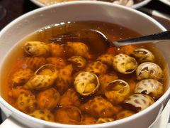 古越陈酿煮花螺-杭州西子湖四季酒店·金沙厅
