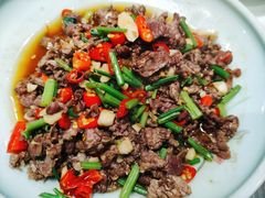 小炒黄牛肉-湘悦茗宴(创维店)