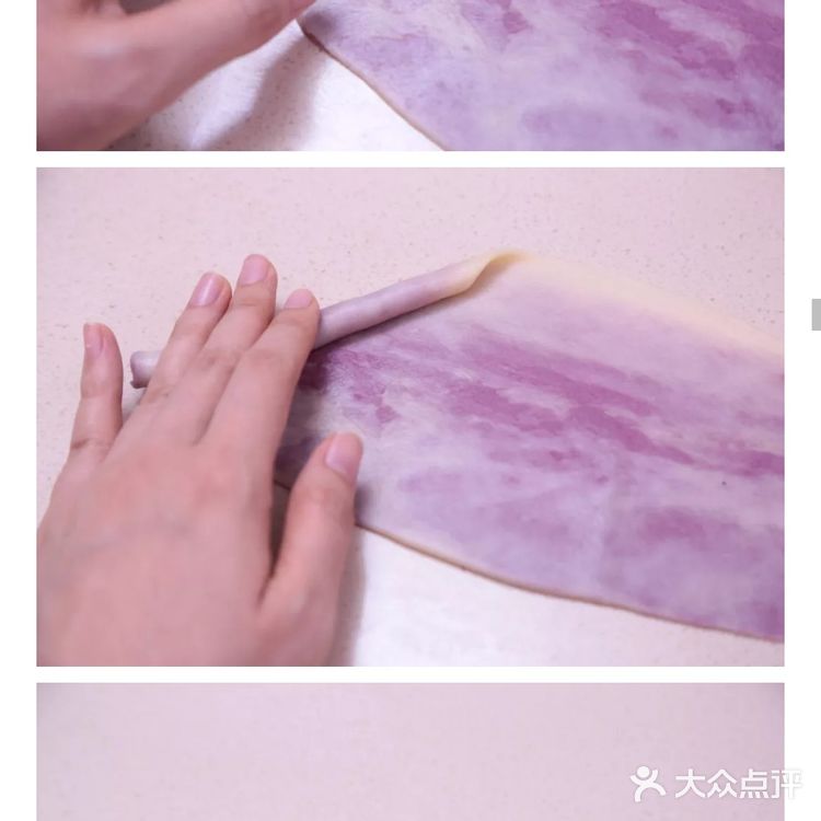 素人自制:云顶抹茶酥和紫薯香芋酥