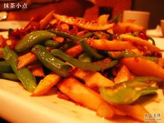 大头菜炒青椒鲜笋-外婆家(杭州马塍店·杭帮菜名店)