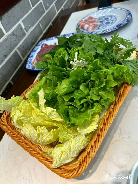 龍園涮肉(丰庆路店)青菜拼盘图片
