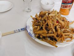 干煸鱿鱼-北戴河庆山饭店·海鲜砂锅粥(北戴河黑石路店)