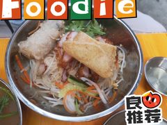 香茅猪颈肉捞粉-海安安越南粉(丹竹頭店)