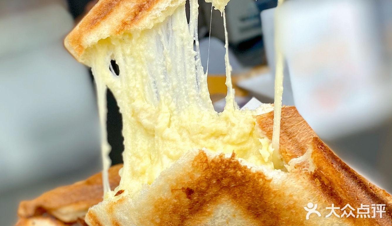 长沙首家60芝士拉丝三明治太绝了