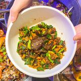 【招牌烤鱼】 招牌必点，基本上每桌都有这道菜️外皮烤