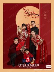 -时光纪亲子全家福照相馆(静安店母女写真父母纪念照)