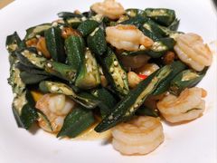 秋葵炒虾仁-映像威海·海鲜味道(经区店)