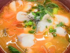 番茄鱼片-北大家园食堂