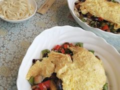 茄子肉丁小公鸡双拼拌面-文三里屯面馆(三里屯店)