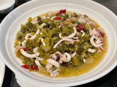 雪菜鱿鱼-健眺小海鲜(临海后山店)