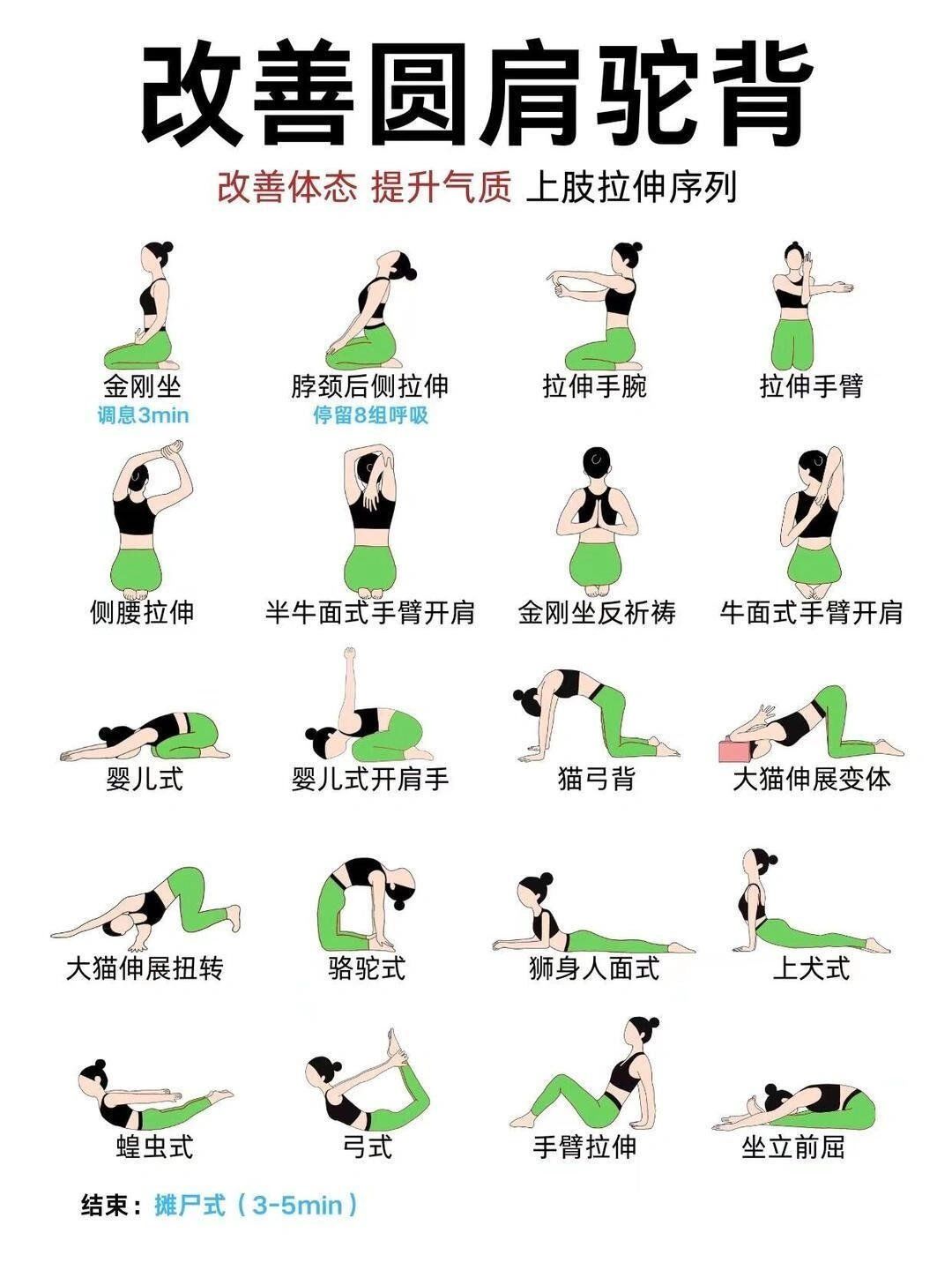 女生瑜伽姿势指南