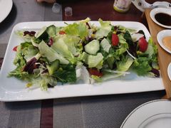有机田园果蔬沙拉配油醋汁-花园饭店-西餐厅