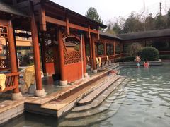 户外温泉池-咸宁万豪温泉谷度假区