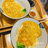 好吃的蟹黄捞面～