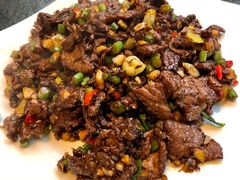 小炒黄牛肉-茅炒屋龙虾·烧烤·湘菜(新河路店)