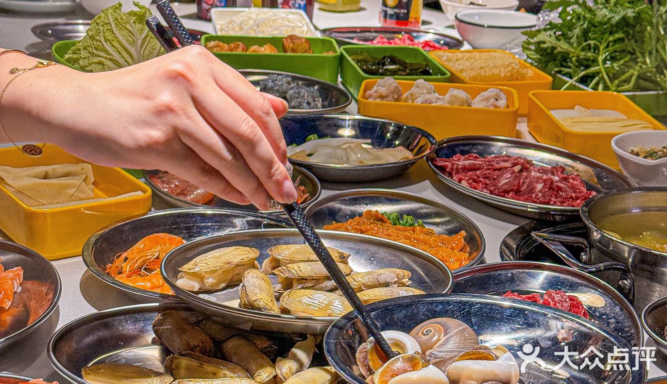 看一线江景！！吃平价小海鲜火锅！！