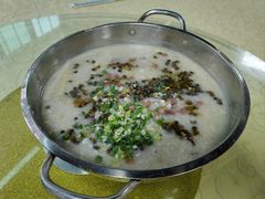 鱼蓉螺肉笋丝粥-独树塱农庄