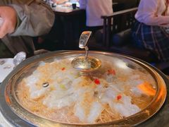 蒜蓉粉丝蒸开边虾-绿茶餐厅(乐峰广场店)