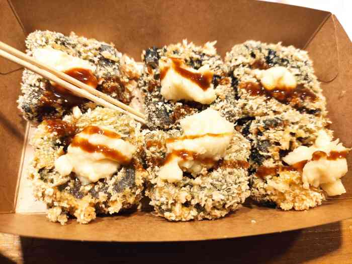 暴走记榴莲臭豆腐-"「油泼臭豆腐」外皮香酥里面滑嫩,口感略.