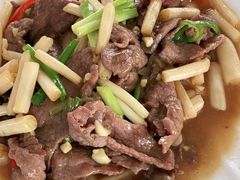 藕尖炒牛肉-七鲜渔港美食餐厅(巽寮湾海景店)
