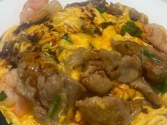 虾仁牛肉滑蛋饭-深仔记茶餐厅(亚士厘道店)
