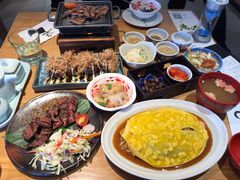 芝士鸡肉扣蛋定食-味太助·银饭食堂(中华城店)