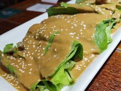 麻汁油麦菜-前海沿·青岛菜(大拇指广场石老人店)