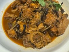 家鸡炖蘑菇粉-李记东北饺子馆·东北菜(欢乐谷店)