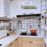 不到100㎡的小三居，大白墙加原木风，太温馨了