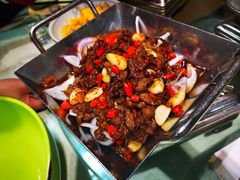 铁板牛肉-昱龙大盆牛蛙馆(三兴街总店)